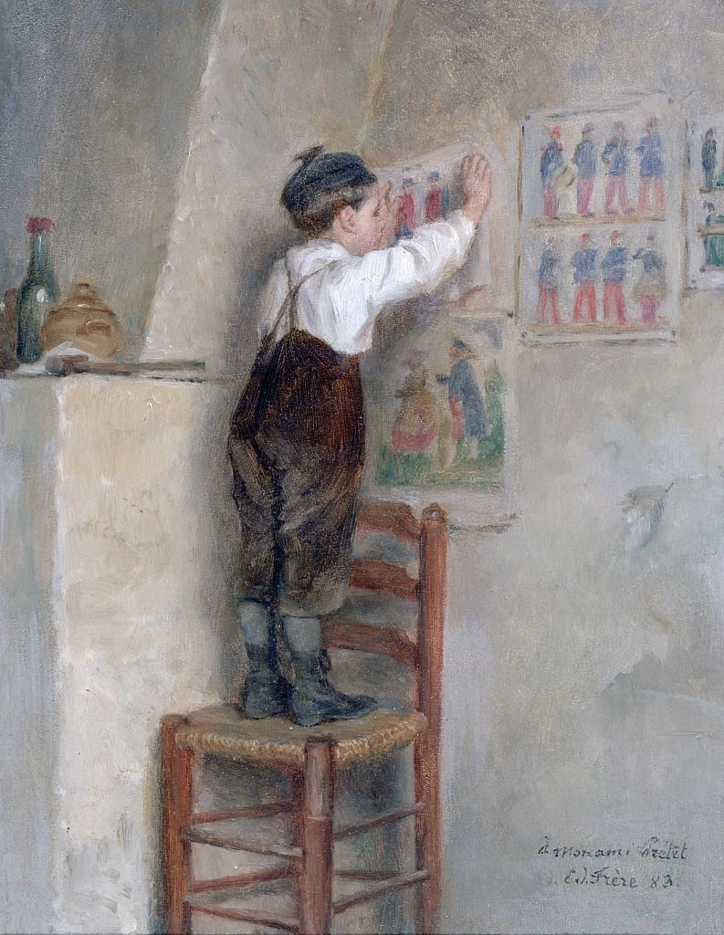 In classe, 1883